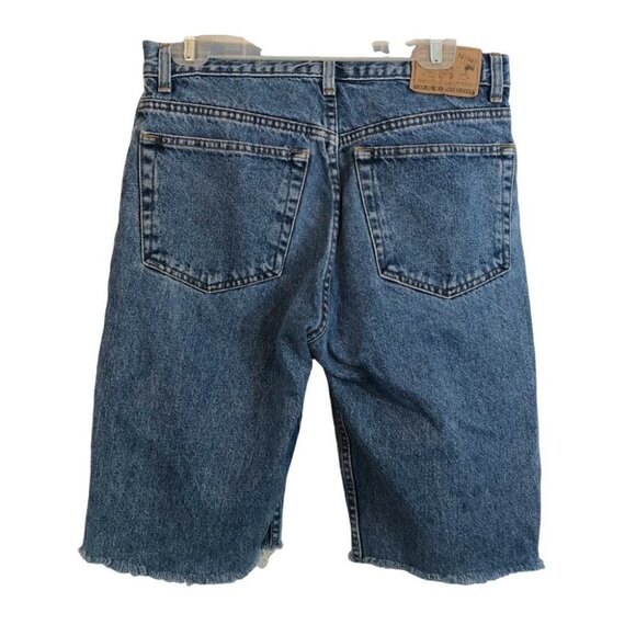 Gap Denim Shorts Distressed Med Wash Mens  32 - Picture 2 of 13